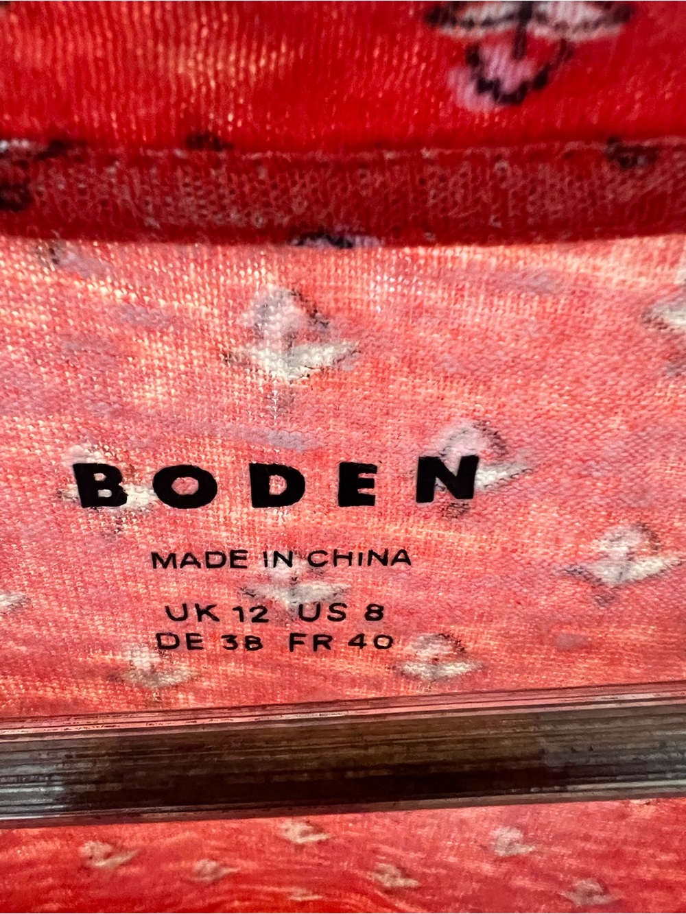 Boden Small Coral Floral-Print Women's Bag